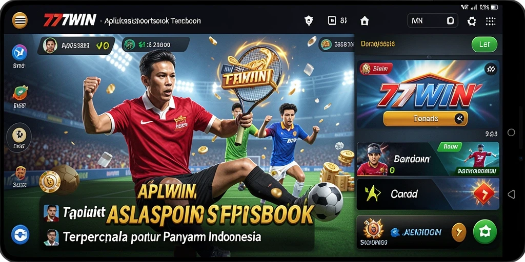 Tampilan gameplay menakjubkan dari aplikasi Sportsbook 77WIN.
