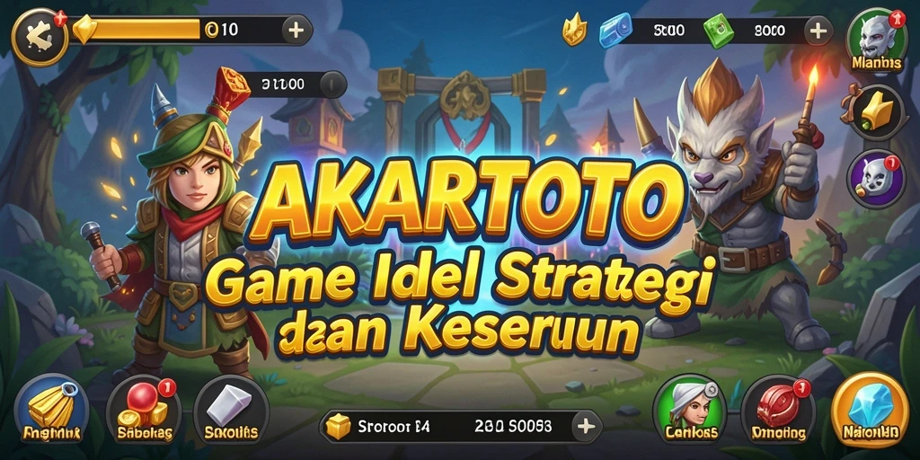 Tampilan menarik dari gameplay AKARTOTO yang menunjukkan keseruan dalam bermain Idle.