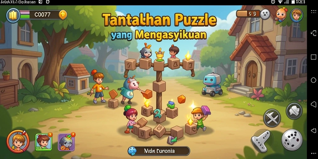 Gameplay menarik dari C0077 dengan tantangan puzzle yang beragam.