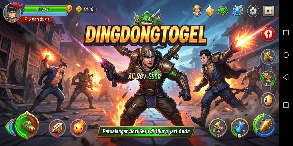 Screenshot gameplay DINGDONGTOGEL menunjukkan aksi seru dan grafis menawan.