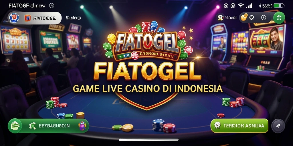 Gameplay Live Casino yang mendebarkan dan interaktif di FIATOGEL.