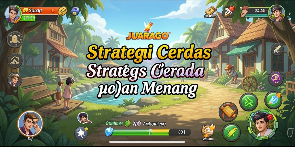 Gameplay JUARAGO yang seru dan mendebarkan saat menerapkan strategi.