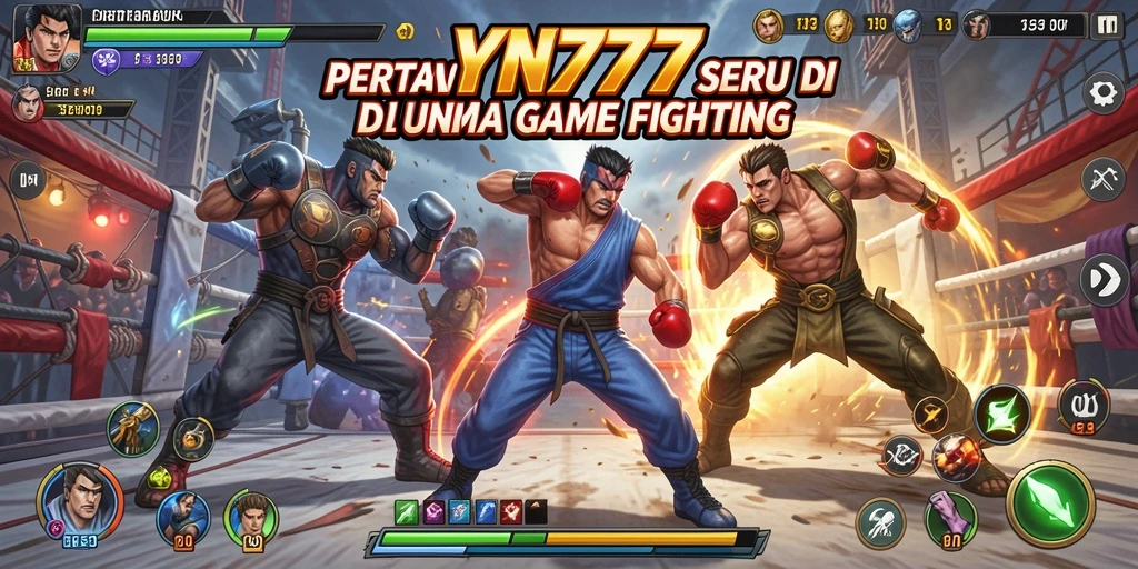 Gameplay Fighting YN777 yang penuh aksi dan ketegangan.
